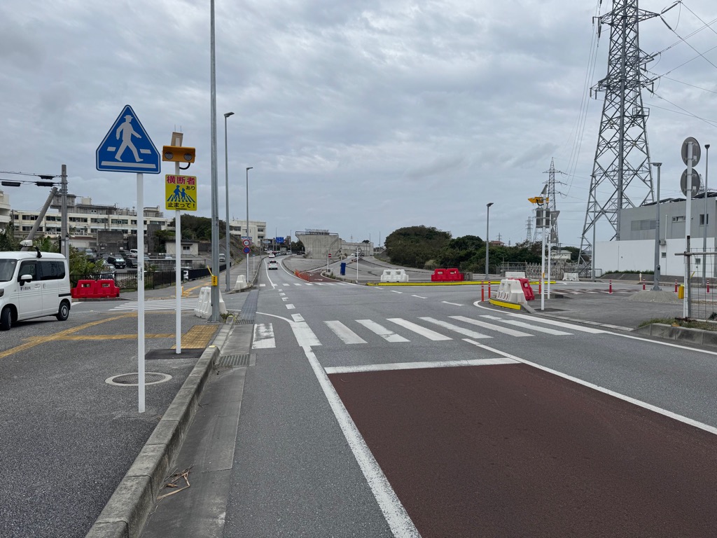 大見武横断者注意喚起灯