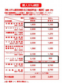 社保39歳以下婦人がん検診受診券